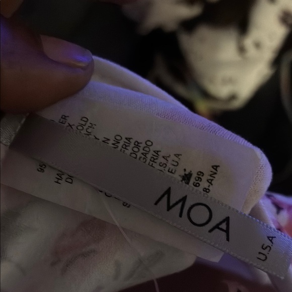 💥Moa Moa Floral Mini Dress - Pink and White - Picture 2 of 5